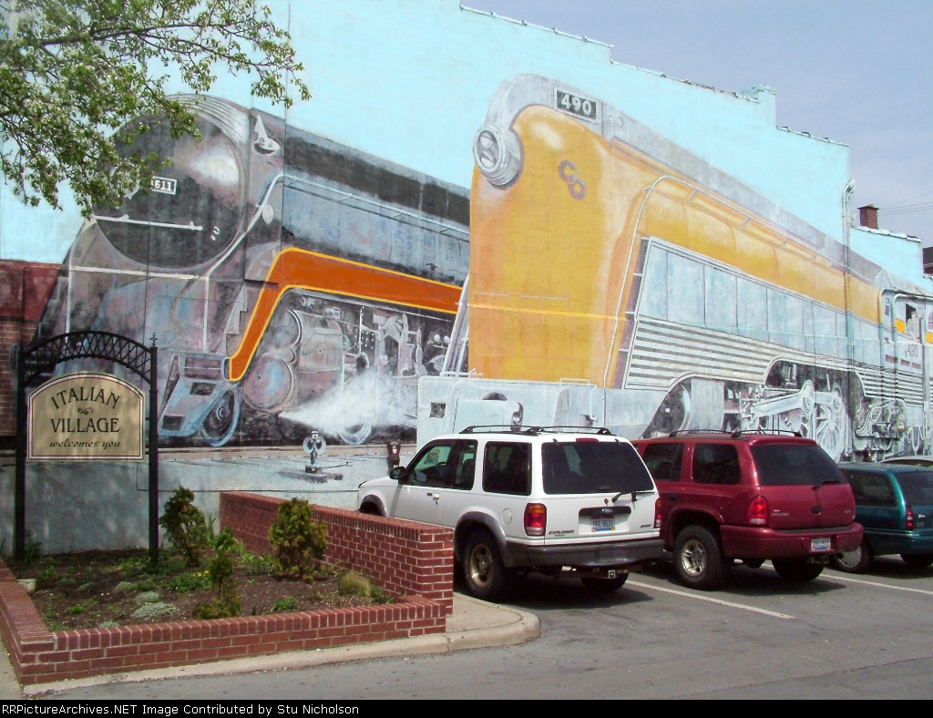 Columbus Union Station Mural at Columbus, OH